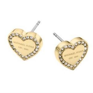 Michael Kors heart earrings